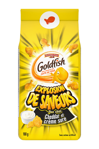 Goldfish Explosion de saveurs Cheddar et creme sure