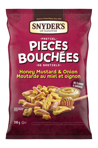 Snyder’s of Hanover® Pretzel Pieces Honey Mustard & Onion (240 g)