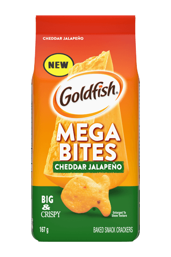 Goldfish Mega Bites Cheddar Jalapeno