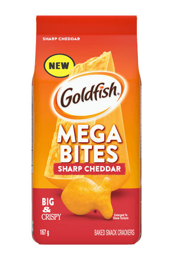 Goldfish® Mega Bites Sharp Cheddar