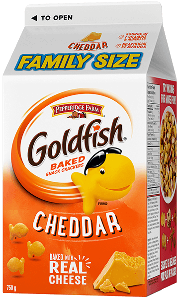 Goldfish® Cheddar Family Size package