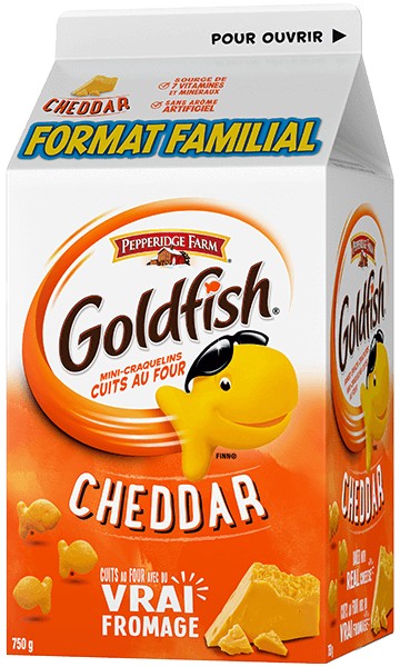 GoldfishMD Cheddar Format Familial (750g)