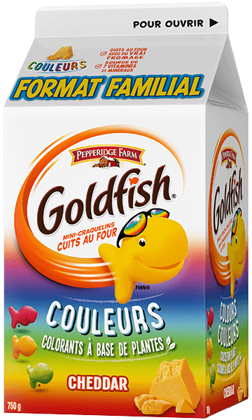 GoldfishMD Couleurs Format Familial(750 g)