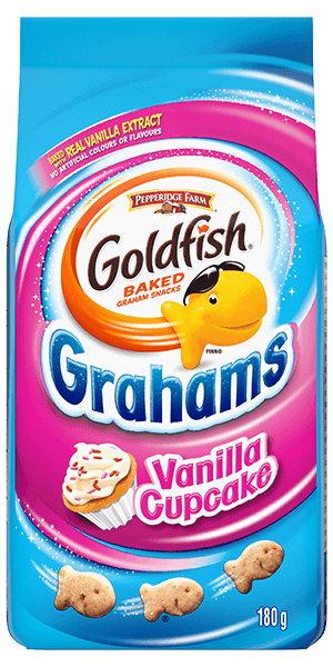 Goldfish® Grahams Vanilla Cupcake package