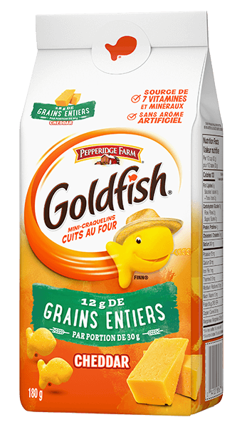 GoldfishMD faits de grains entiers Cheddar (180 g)
