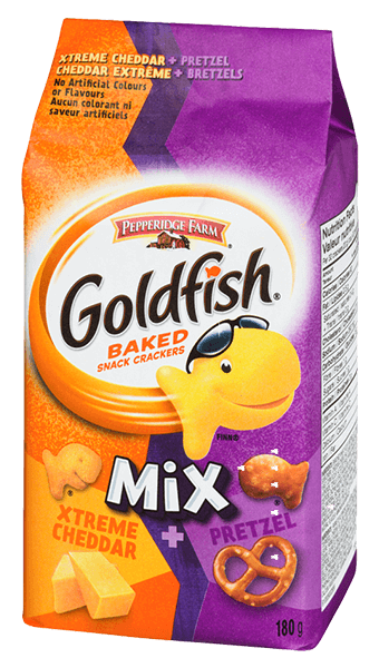 Goldfish® Mix Xtreme Cheddar and Pretzel (180 g)