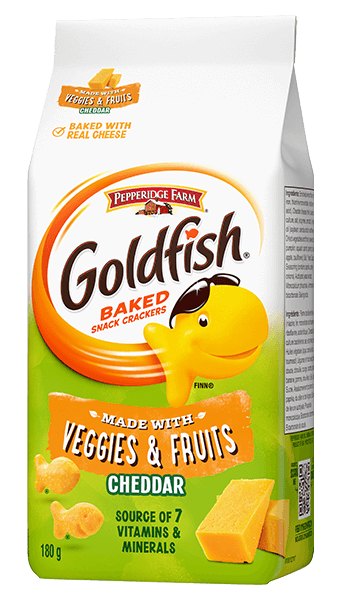Goldfish® Cheddar Made With Veggies & Fruits (180 g)