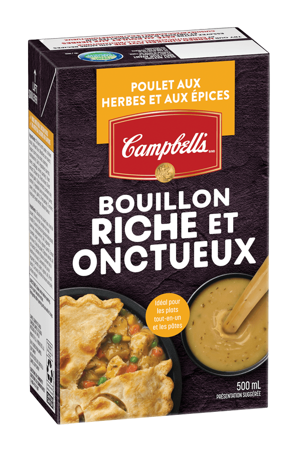 Bouillon riche et onctueux Poulet aux herbes et aux épices Campbell’s