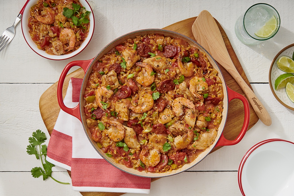 Saucy Skillet Jambalaya Rice