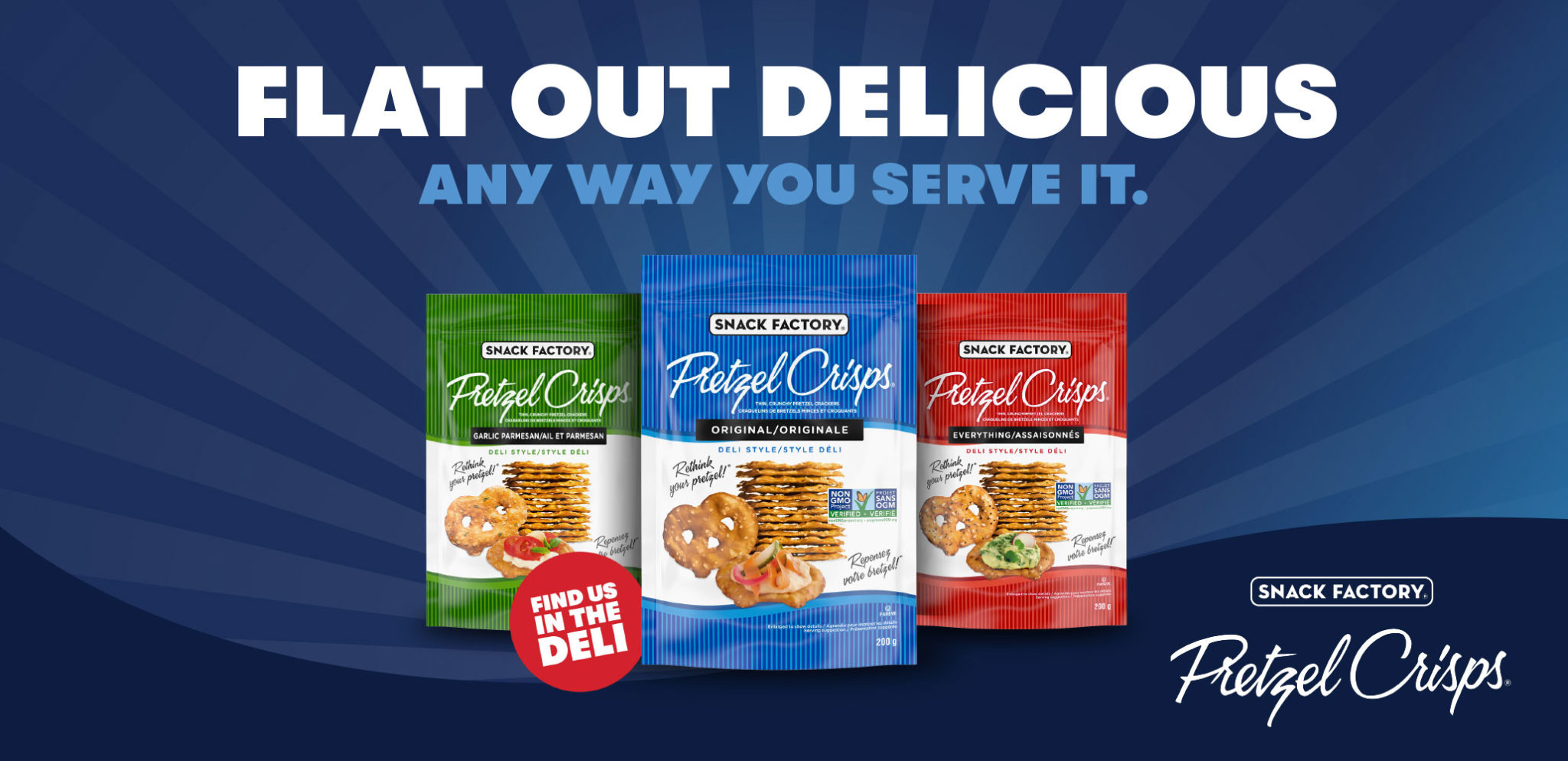 Pretzel Crisps® Campbell Company of Canada