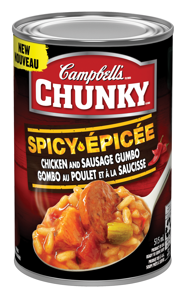 Campbell's Chunky Spicy Chicken and Sausage Gumbo