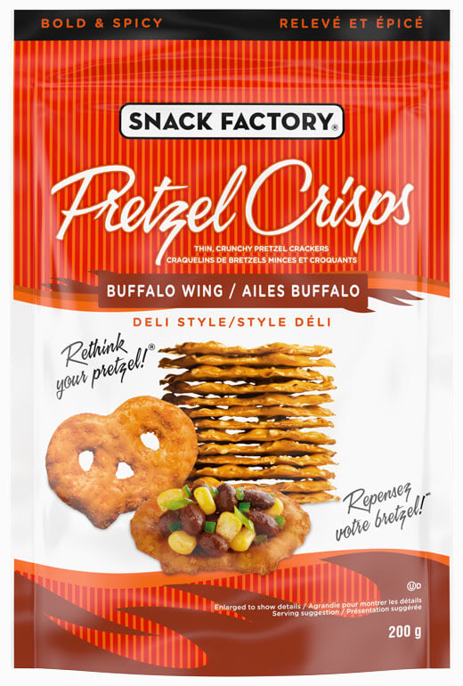 Snack Factory® Pretzel Crisps® Buffalo Wing (200 g)