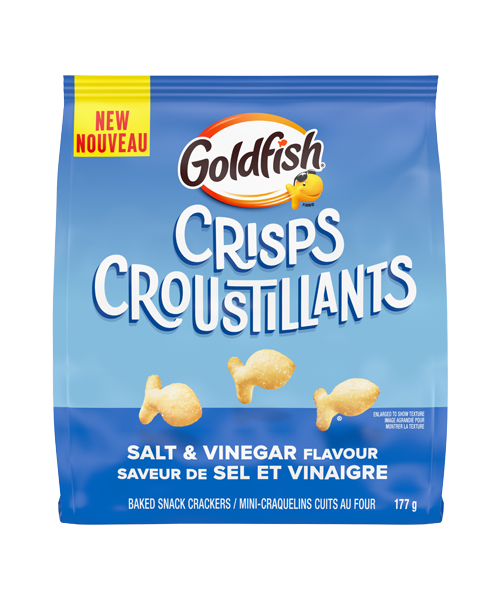 Goldfish® CRISPS Salt and Vinegar Flavour