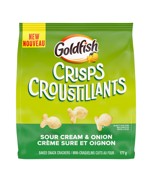 Goldfish Croustillants Crème Sure et Oignon (177g)