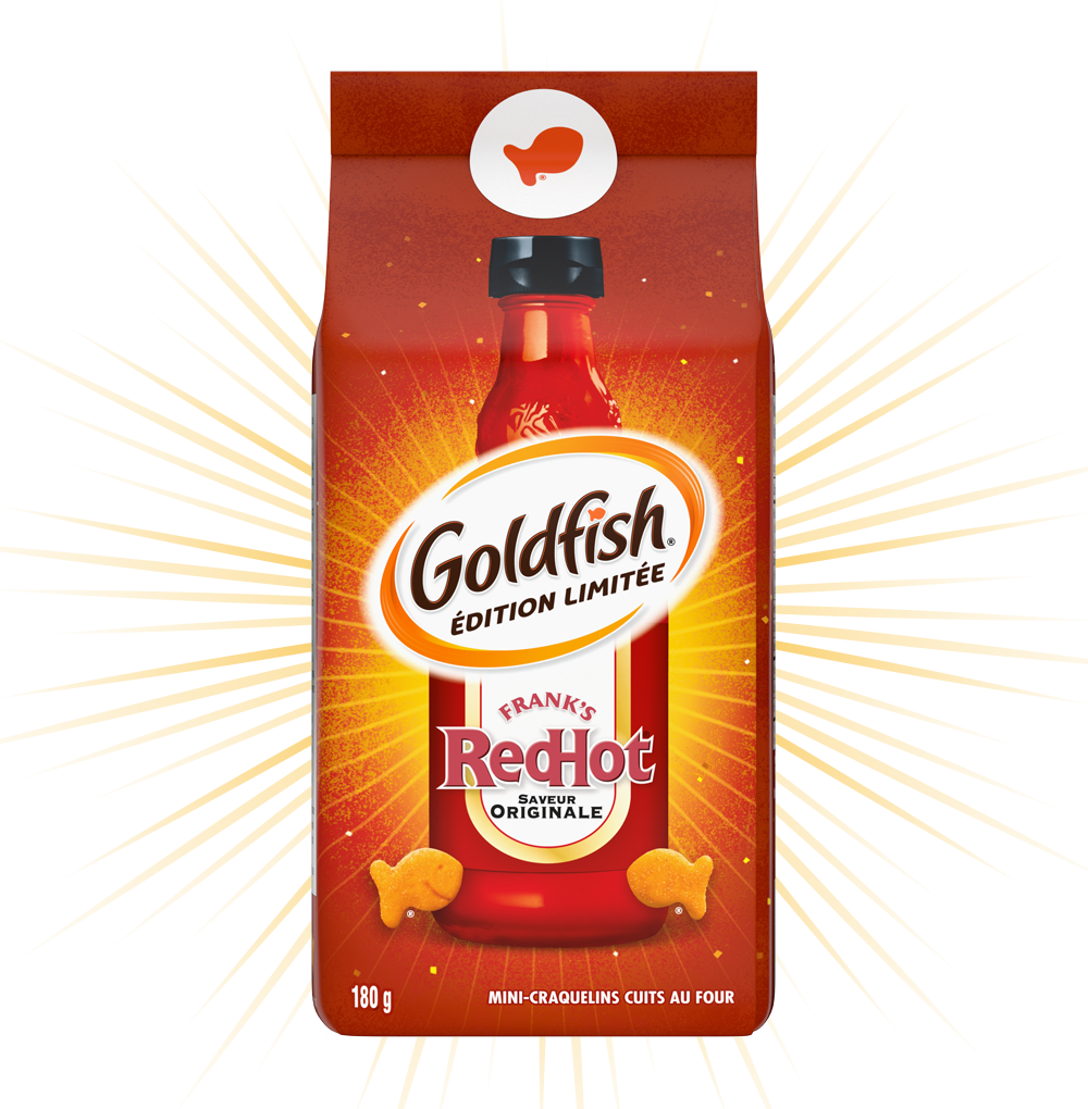 Goldfish® Frank's RedHot® package