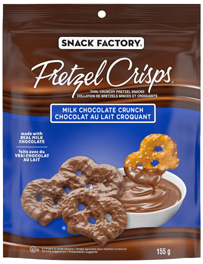 Snack Factory® Pretzel Crisps® Milk Chocolate Crunch (155 g)