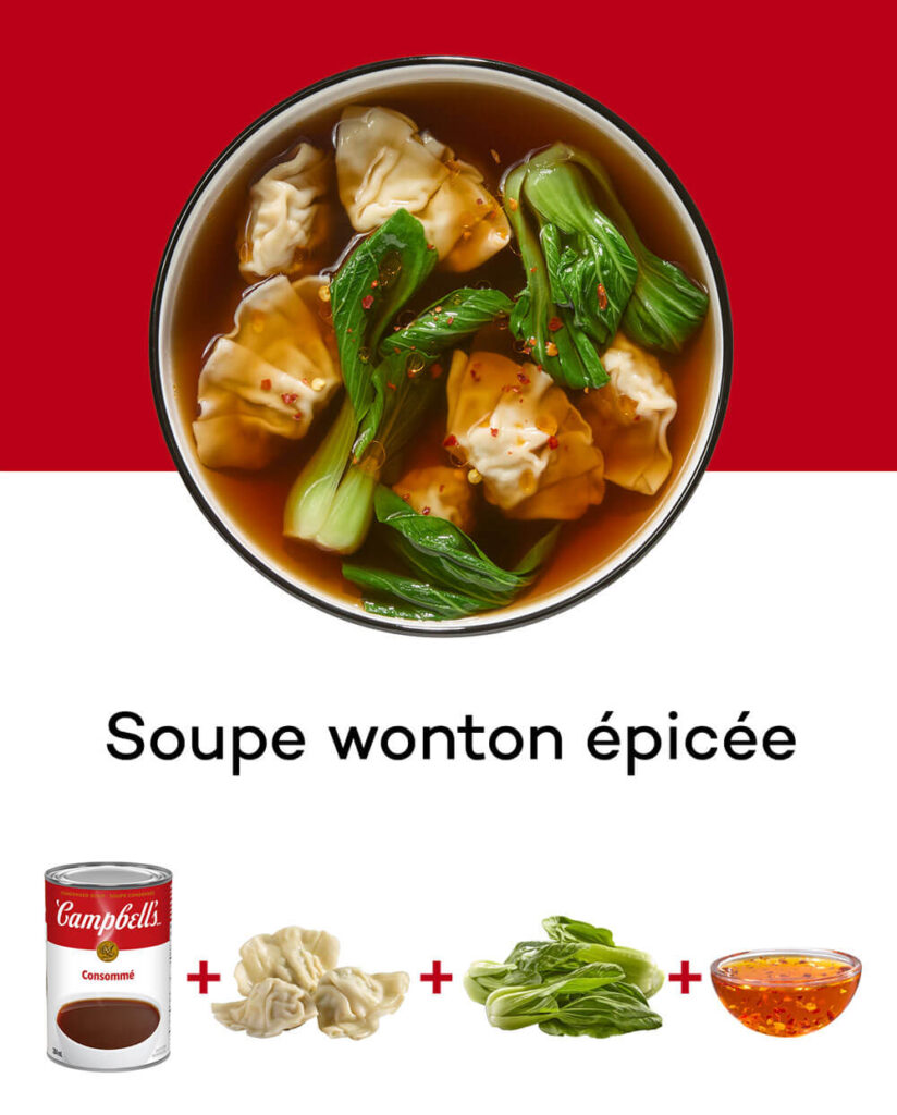 Soupe wonton épicée