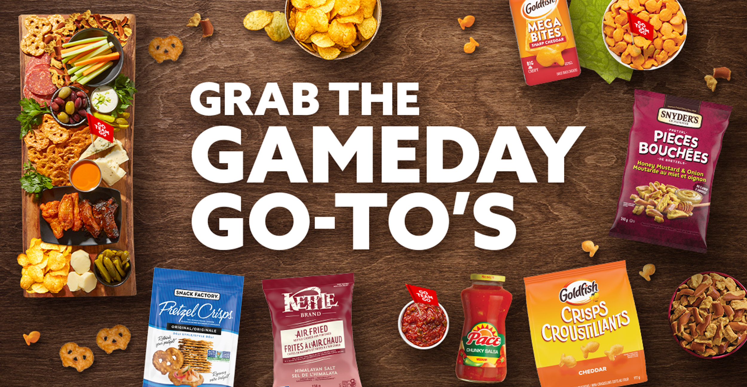Grab the Game Day Go-To's