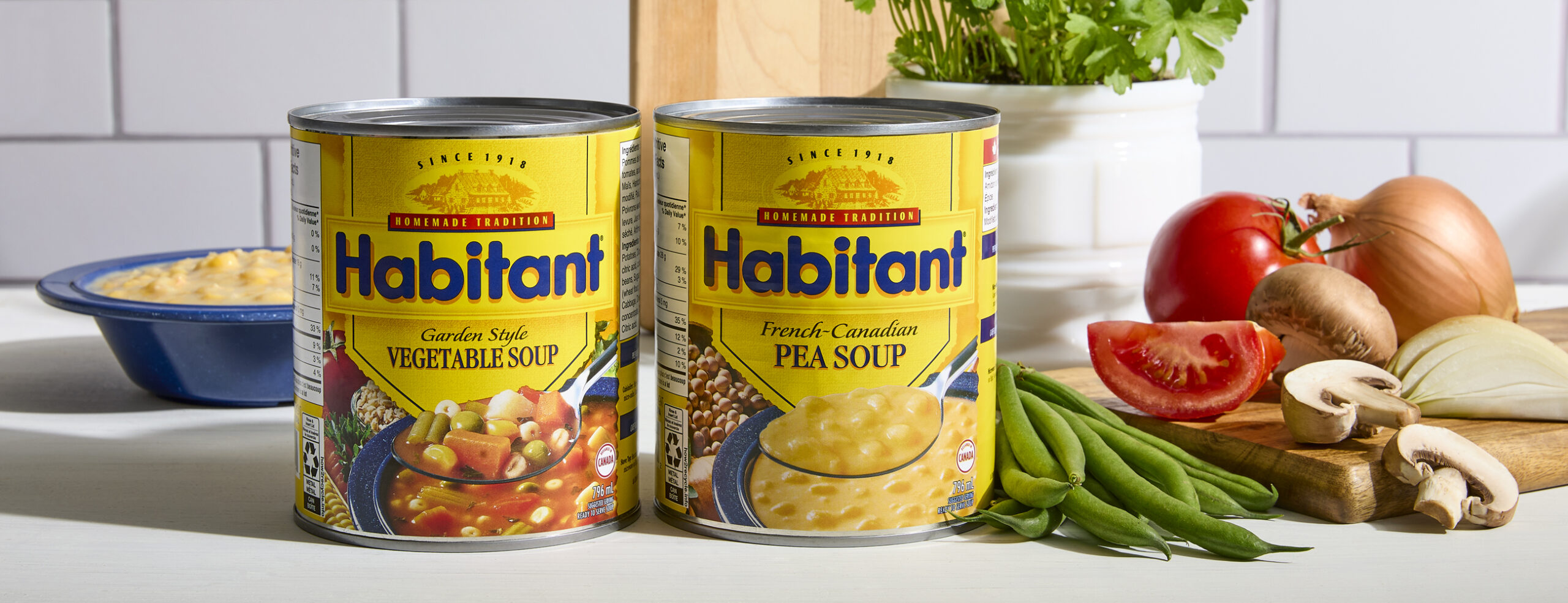 Habitant Garden Style Vegetable and French Canadian Pea Soup