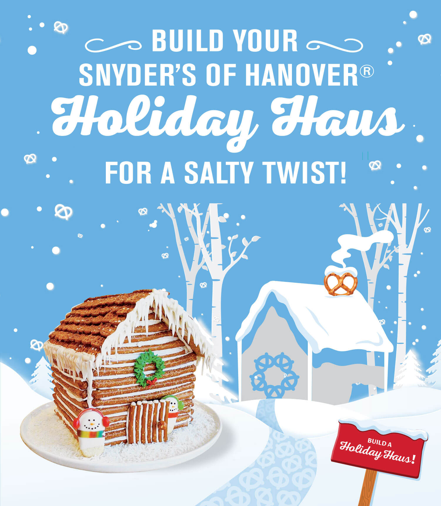 Snyder's of Hanover Holiday Haus banner