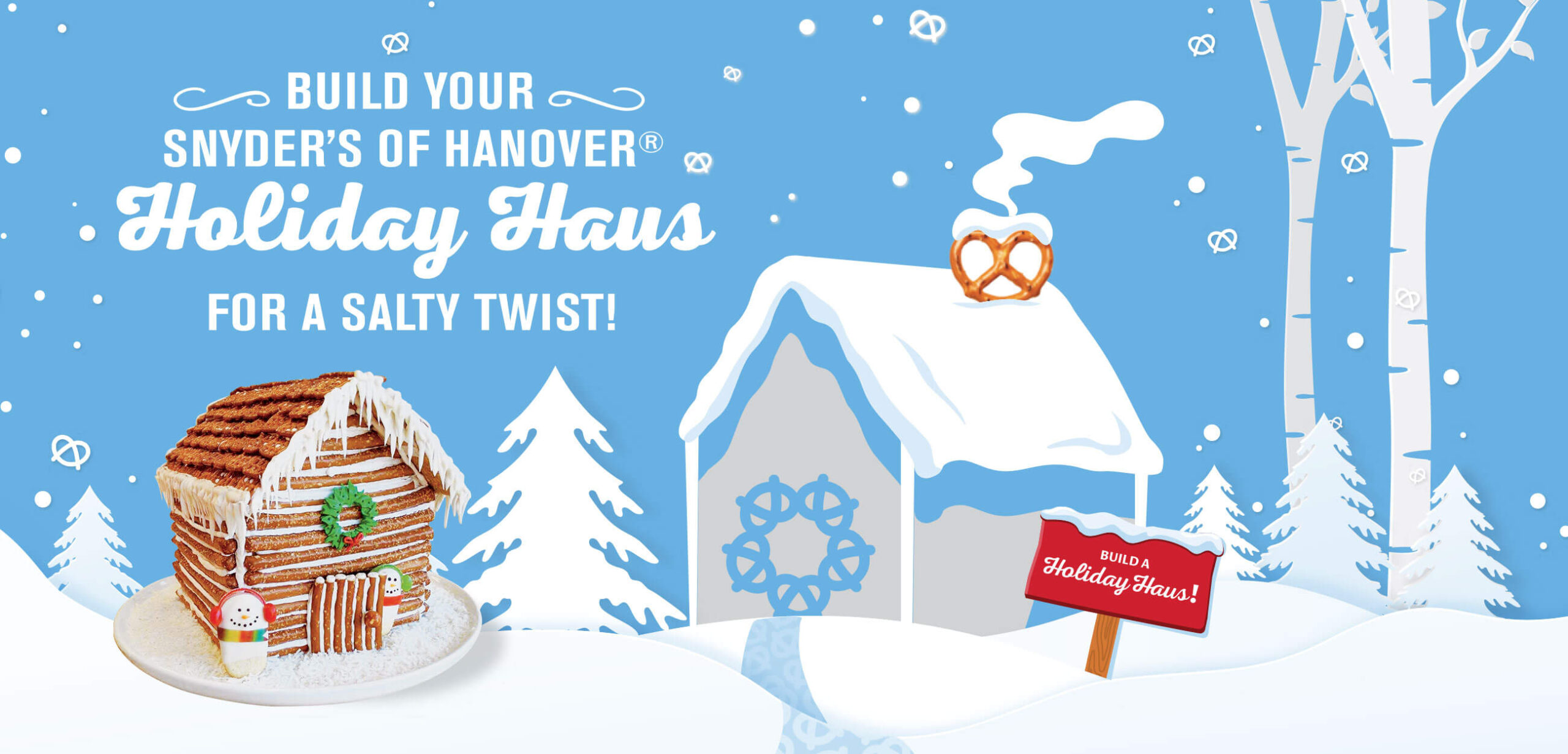 Snyder's of Hanover Holiday Haus banner