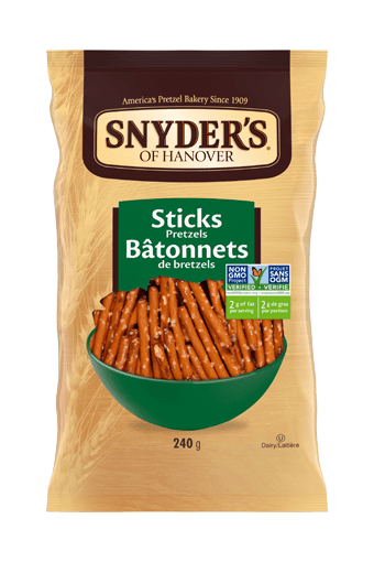 Bâtonnets de bretzels Snyder’s of Hanover® (240 g)