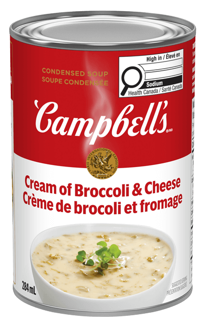 Campbell’s® Condensed Cream of Broccoli & Cheese