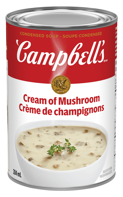 Campbell’sMD condensée, Crème de champignons