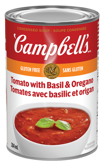 Campbell’sMD condensée, Tomates avec basilic et origan