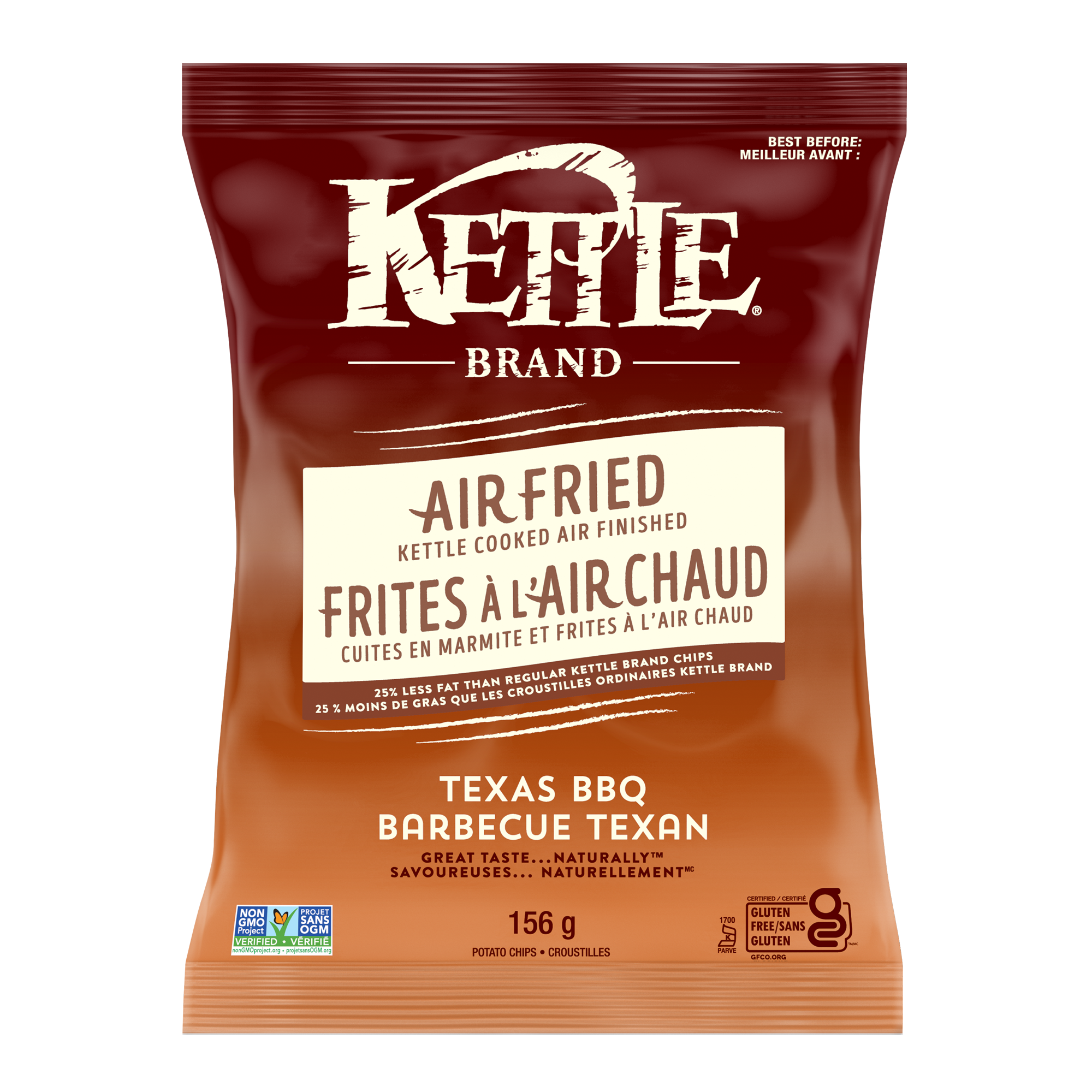 Kettle Brand Air Fried Texas BBQ Potato Chips